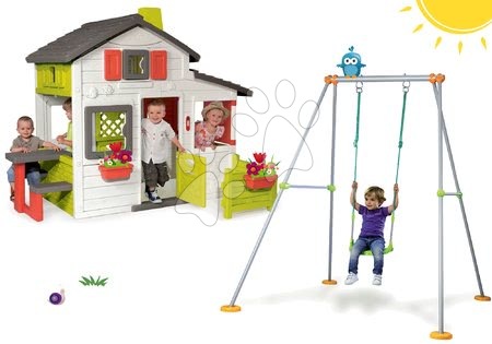 Kućice s ljuljačkom - Set kućica Prijatelja Smoby