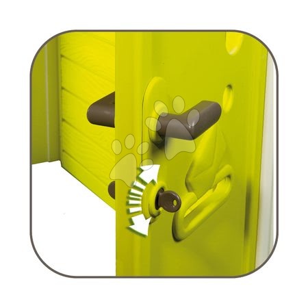 Kućice za djecu - SMOBY 310241 Detský Domček My House s okrúhlym oknom, s elektrickým zvončekom, UV FILTROM,135 cm výška*115*120 cm - 3