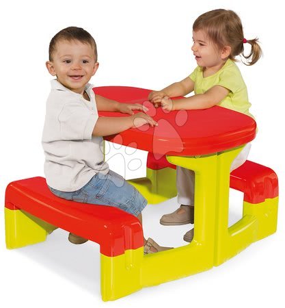 Dětský záhradní nábytek - Stůl Piknik Smoby - 2