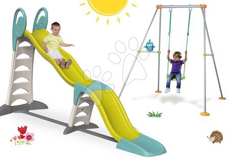 Rutschen Sets - Rutschenset Toboggan Super Megagliss 2in1 Smoby 