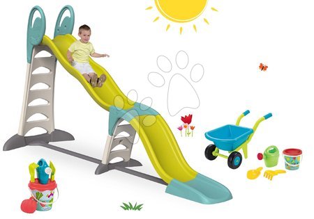 Tobogane - Set tobogan copii Toboggan Super Megagliss 2in1 Smoby