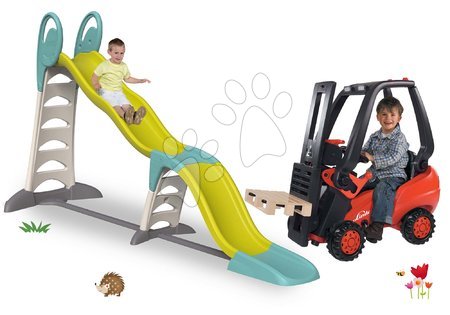 Rutschen Sets - Rutschenset Toboggan Super Megagliss 2in1 Smoby