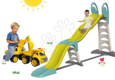 Rutschen Sets - Rutschenset Toboggan Super Megagliss 2in1 Smoby