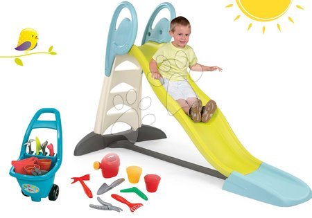 Šmykľavky sety - Set šmykľavka Toboggan XL Smoby s vodou dĺžka 230 cm