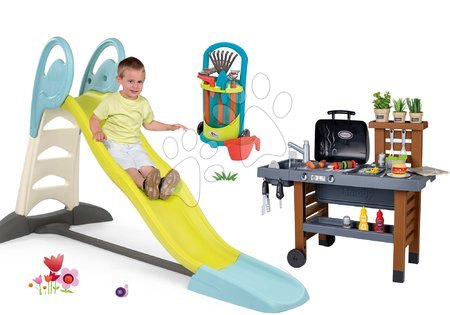 Tobogani kompleti - Komplet tobogan Toboggan XL Smoby z vodo dolžina 2,3 m