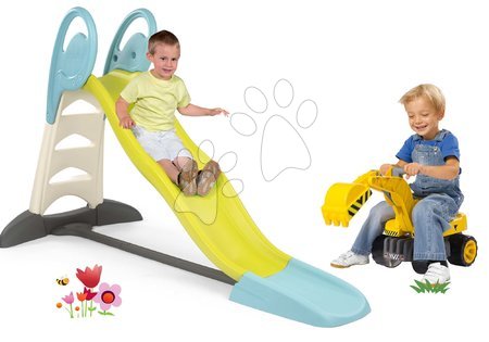 Hračky pro kluky - Set skluzavka Toboggan XL Smoby s vodou délka 230 cm