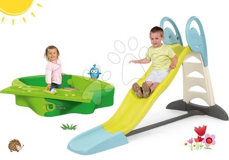 Skluzavky s pískovištěm - Set skluzavka Toboggan XL Smoby 2,3 m