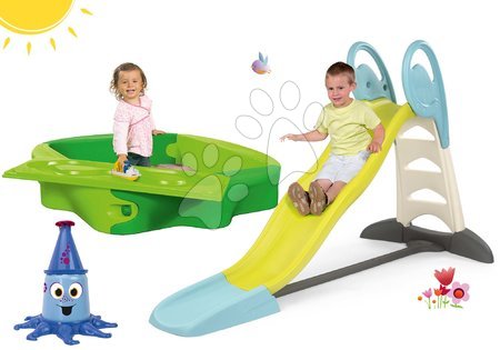 Skluzavky s pískovištěm - Set skluzavka Toboggan XL Smoby s vodou délka 230 cm