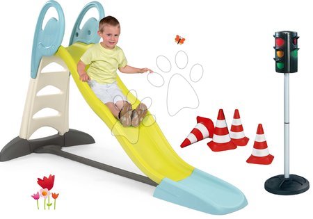 Seturi tobogane - Tobogan de apă Smoby Toboggan XL cu apă de 230 cm