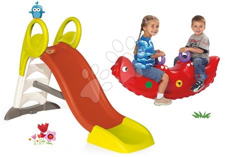 Šmykľavky s hojdačkou - Set šmykľavka Toboggan KS Smoby dĺžka 150 cm