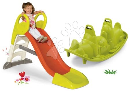 Skluzavky s houpačkou - Set skluzavka Toboggan KS Smoby délka 150 cm