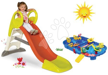 Set šmykľavka Toboggan KS Smoby dĺžka 150 cm stredná