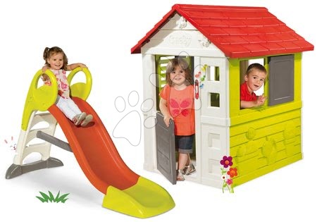 Set tobogan Toboggan KS Smoby lungime 150 cm