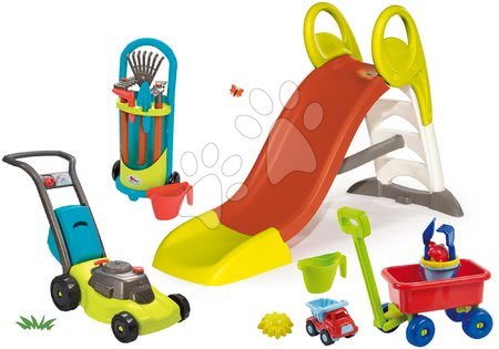 Seturi tobogane - Set tobogan Toboggan KS Smoby cu apă 150 cm