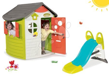 Domečky se skluzavkou - Set domeček Jura Lodge Smoby - 33