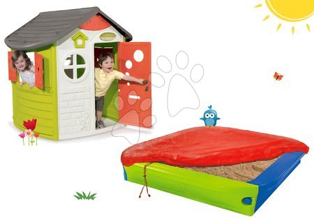 Domečky s pískovištěm - Set domeček Jura Lodge Smoby - 31