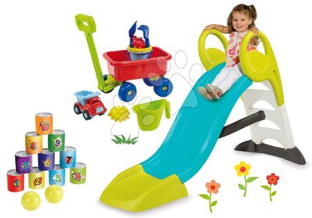 Šmykľavky sety - Set šmykľavka Toboggan KS Smoby s dĺžkou 150 cm