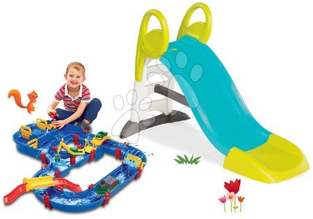 Smoby - Set šmykľavka Toboggan KS Smoby s dĺžkou 150 cm