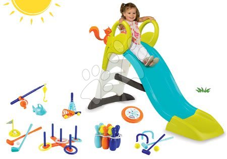 Toboganes sets | Página 3 - Set šmykľavka Toboggan KS Smoby s dĺžkou 150 cm