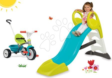 Smoby - Set šmykľavka Toboggan KS Smoby s dĺžkou 150 cm