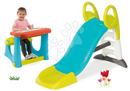 Zjeżdżalnie w zestawie | Strona 2 - Zjeżdżalnia Toboggan KS o długości 150 cm średniej wielkości Smoby