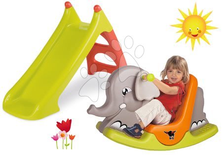Rutschen mit Schaukel - Rutschenset Toboggan grün XS Smoby - 17