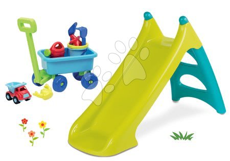 Skluzavky sety - Set skluzavka Toboggan XS modrá Smoby - 8