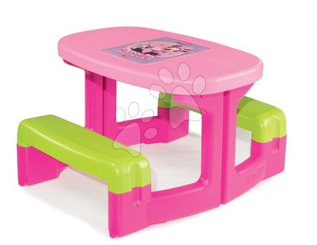 Dětský záhradní nábytek sety - Set stůl Minnie Piknik Smoby - 1