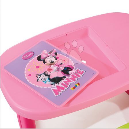 Dětský záhradní nábytek sety - Set stůl Minnie Piknik Smoby - 2