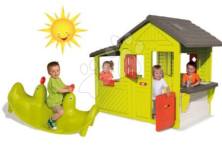 Domečky s houpačkou - Set domek Zahradník Maison Neo Floralie Smoby - 18