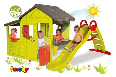 Domečky se skluzavkou - Set domeček Maison Neo Floralie Smoby - 19