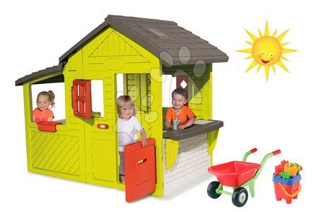 Domečky pro děti - Set domeček Maison Neo Floralie Smoby - 18