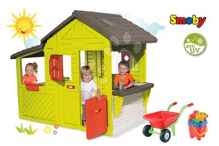 Domečky pro děti - Set domeček Maison Neo Floralie Smoby - 17