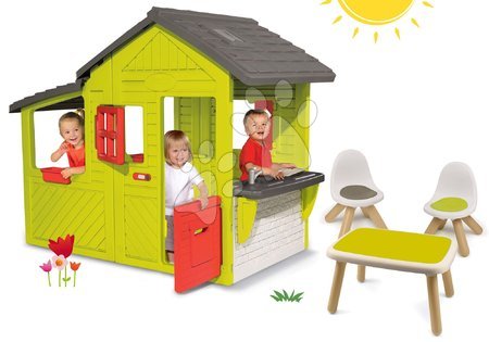 Hračky pre deti od 3 do 6 rokov - Set domček Záhradník Maison Neo Floralie Smoby
