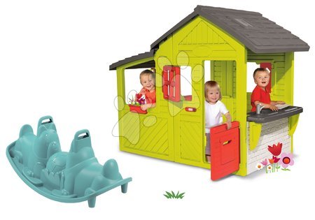 Domečky s houpačkou - Set domek Zahradník Maison Neo Floralie Smoby - 20