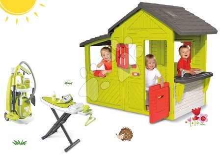 Case con struttura d'arrampicata - Set casetta Giardiniere Neo Floralie Smoby con cucina - 35