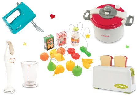 Spotřebiče do kuchyňky - Set toaster Mini Tefal Smoby