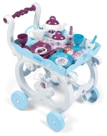 Detské kuchynky - Servírovací vozík Frozen 2 Disney XL Tea Trolley Smoby