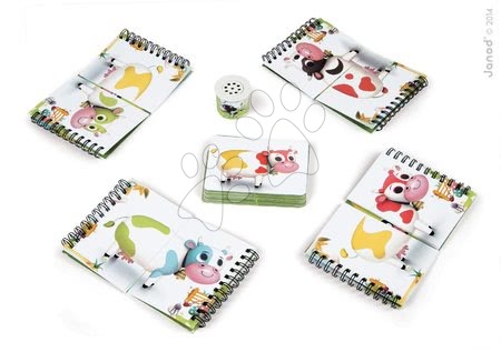 Cizojazyčné společenské hry - Společenská hra Zoonimooz Cow Speed Game Janod - 1
