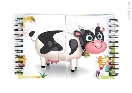 Cizojazyčné společenské hry - Společenská hra Zoonimooz Cow Speed Game Janod - 3