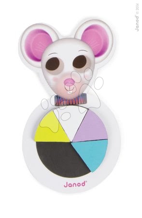 Cizojazyčné společenské hry - Společenská hra Zoonimooz Mouse Race Game Janod - 5