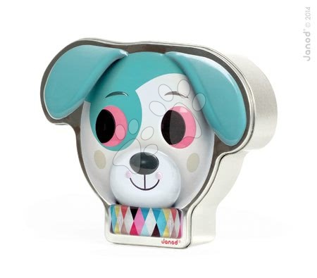 Cizojazyčné společenské hry - Společenská hra Zoonimooz Dog magnetická Janod - 2