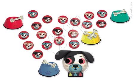 Cizojazyčné společenské hry - Společenská hra Zoonimooz Dog magnetická Janod - 3