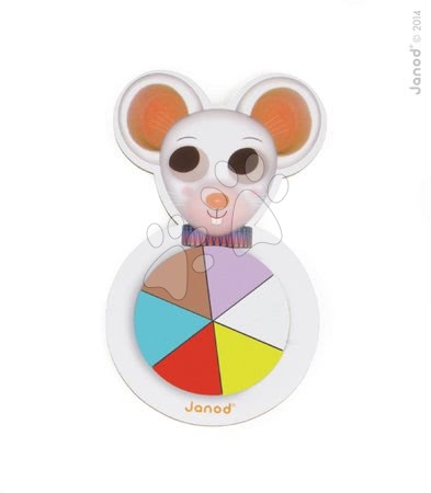 Cizojazyčné společenské hry - Společenská hra Zoonimooz Mouse Race Game Janod - 4
