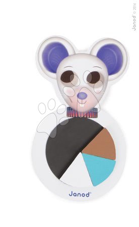 Cizojazyčné společenské hry - Společenská hra Zoonimooz Mouse Race Game Janod - 3