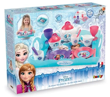 Játékkonyha kiegészítők és edények - Felszolgáló tálca 5-órai tea Frozen Disney Smoby - 4