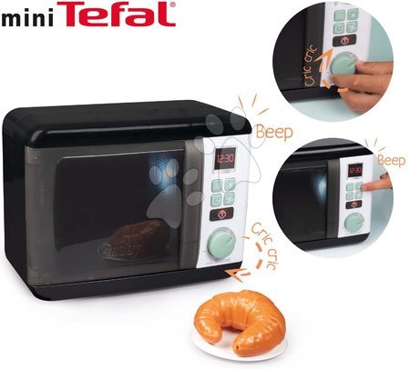 Spotrebiče do kuchynky - Mikrovlnka so zvukom a svetlom Tefal Electronic Microwave Smoby _1