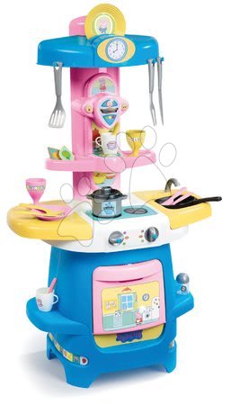 Bucătării de jucărie -  Bucătărie de jucărie cu aparat de cafea Peppa Pig Cooky Smoby