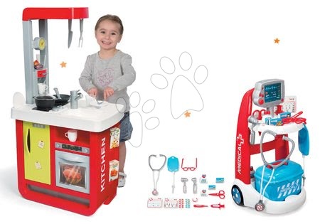 Bucătării de jucărie - Set bucătărie electronică Bon Appetit Smoby