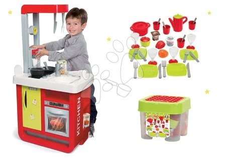 Kuchyňky pro děti sety - Set kuchyňka Cherry Special Smoby